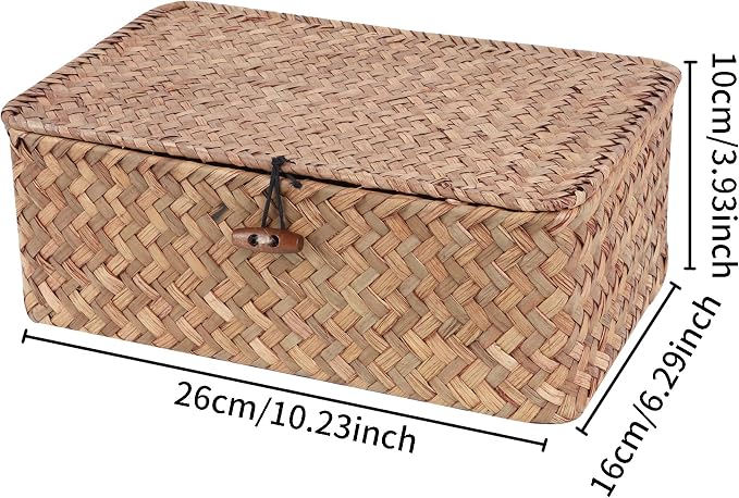 FEIALNDUO Wicker Shelf Baskets - Image 6
