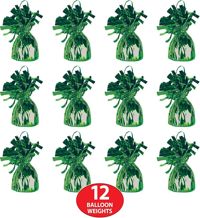 Beistle Metallic Wrapped Balloon Weight – 12 Pack, Party Decoration Accessories - Image 4