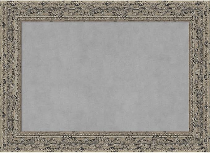 Amanti Art Silver Framed Magnetic Board 21x29 Medium Vision Board by AmantiArt