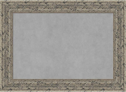 Amanti Art Silver Framed Magnetic Board 21x29 Medium Vision Board by AmantiArt