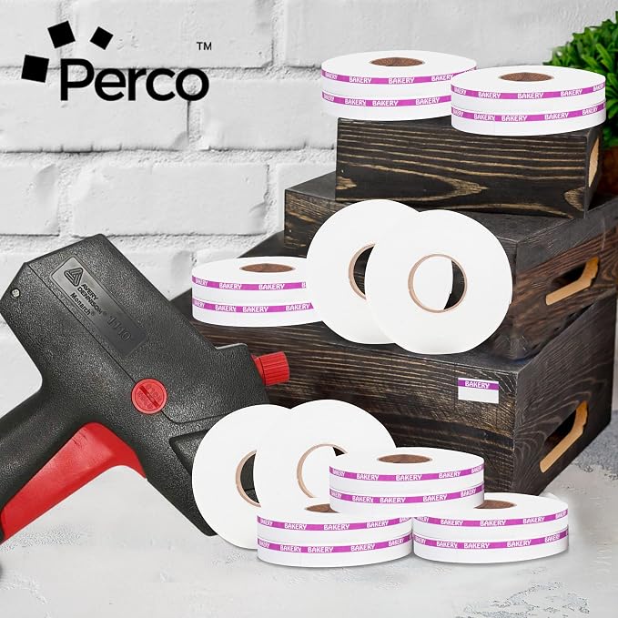 Perco Purple Reverse Print on White Bakery Labels to fit Monarch 1110 Price Gun - Image 5
