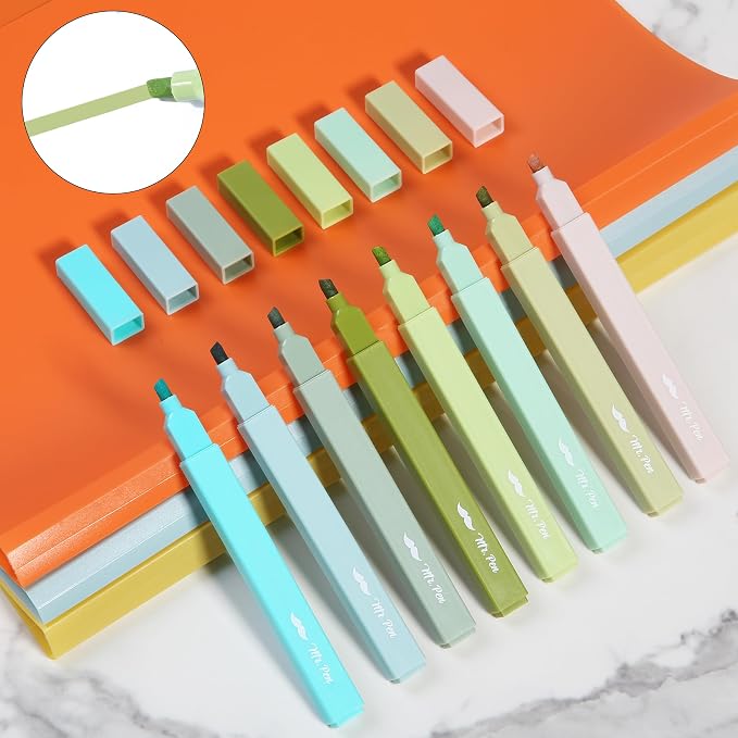 Mr. Pen- Aesthetic Highlighters No Bleed, 8 Pack, Cute Highlighters Assorted - Image 7