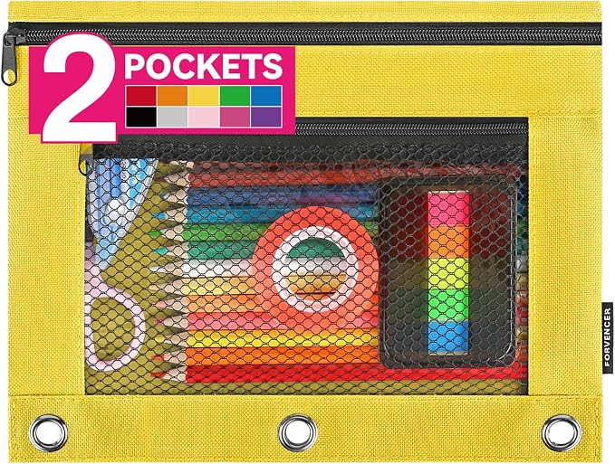 Forvencer Adorable Zipper Pencil Pouch, Cute Zipper Pouch by Forvencer