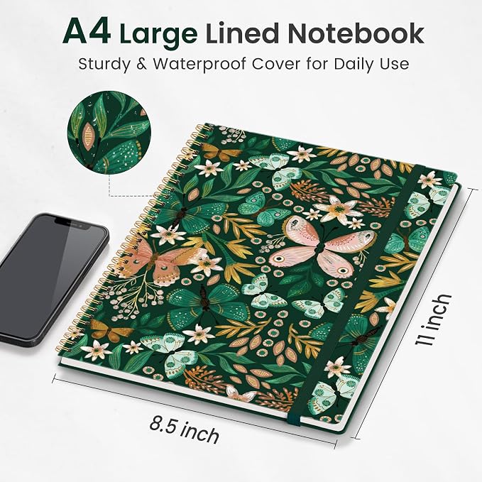 Taja Large Spiral Lined Journal - Image 2