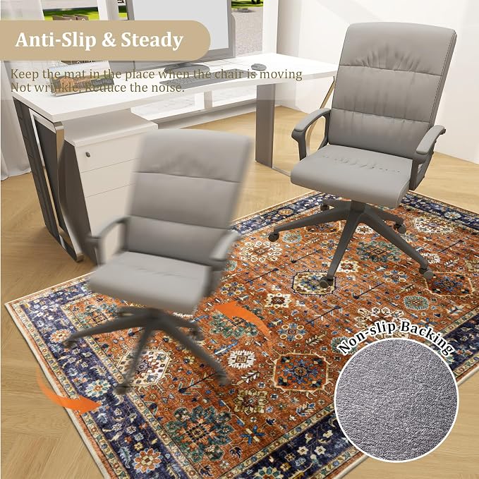 Office Chair Mat for Hardwood Floor, Machine Wash - Image 5