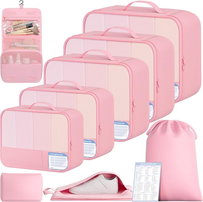 BAGAIL 9 Set Packing Cubes by BAGAIL