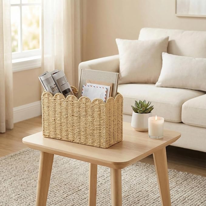 Paper Rope Magazine Holder for Floor - Image 9