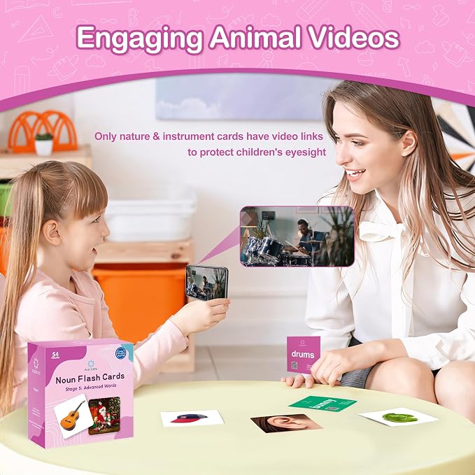 54 Advanced Word Noun Flash Cards - Image 3