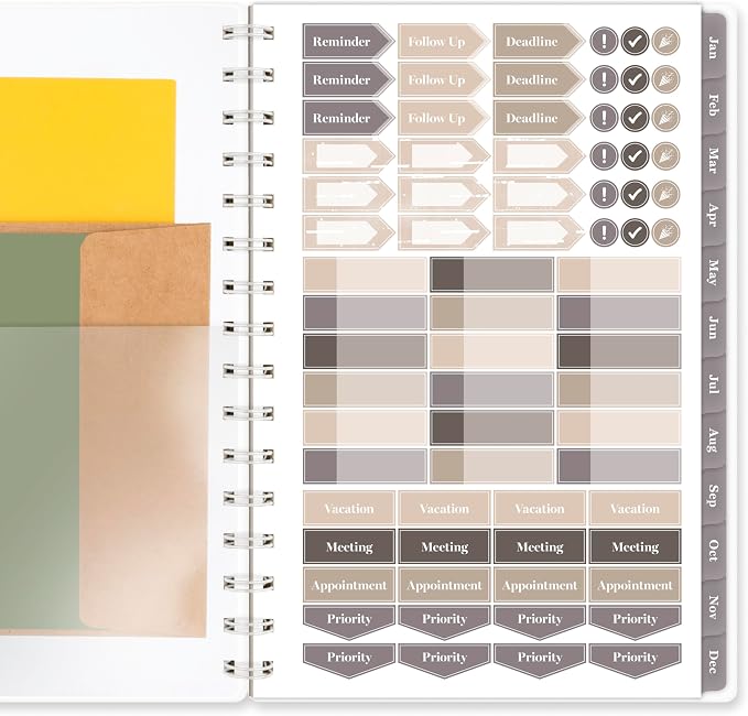 Mead Cambridge 2027 Planner, Weekly & Monthly, 5.5" x 8.5", Desert Grain - Image 7
