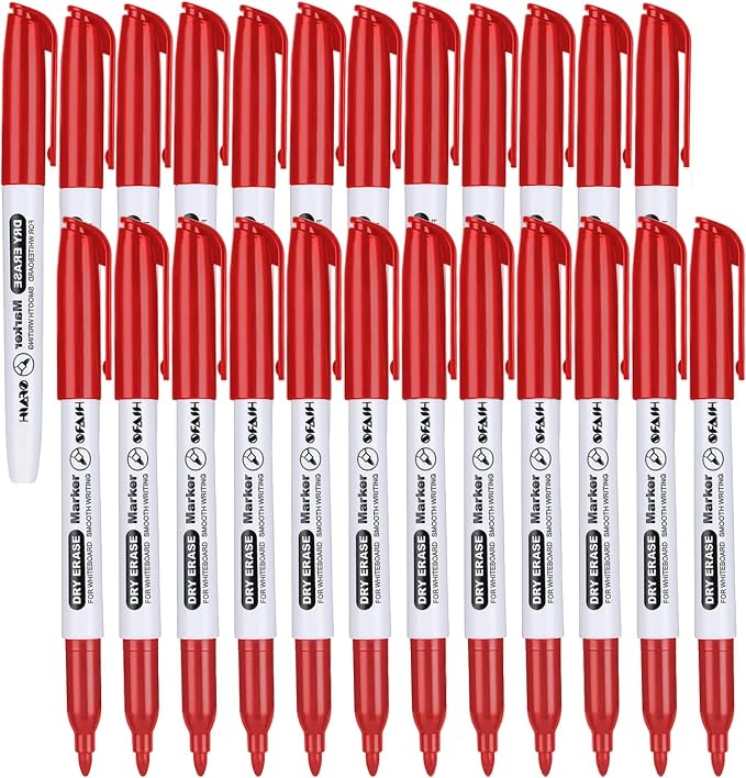 SFAIH Fine Tip Dry Erase Markers by SFAIH