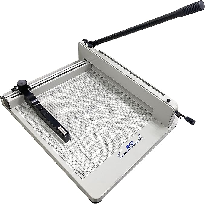 HFS(R) 17" Blade A3 Heavy Duty Guillotine Paper Cutter (A3-17'' Paper Cutter)-DeskLoop Office