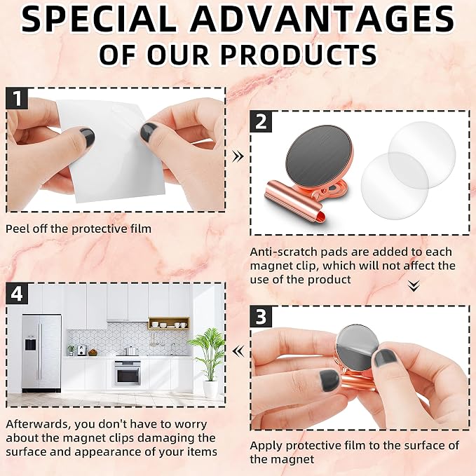 Grtard 48pack Magnetic Clips Heavy Duty, Magnet Clips - Image 5