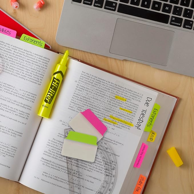 Avery Multiuse Ultra Tabs, 2-Side Writable, Neon Pink/Green/Orange, 24 - Image 9