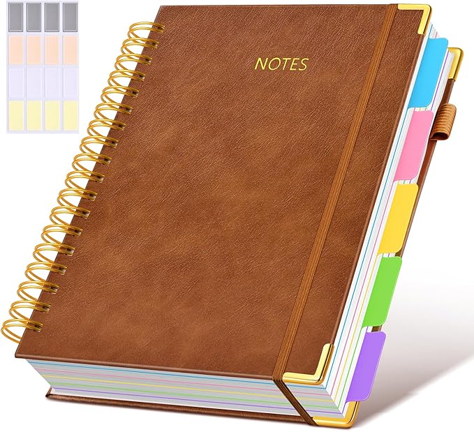 Hardcover Spiral Notebook Journal by dilitego
