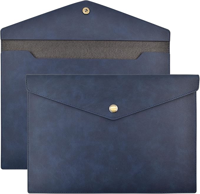 VANRA 1 Piece PU Leather File Folders A4 Document Holder File Envelope by VANRA
