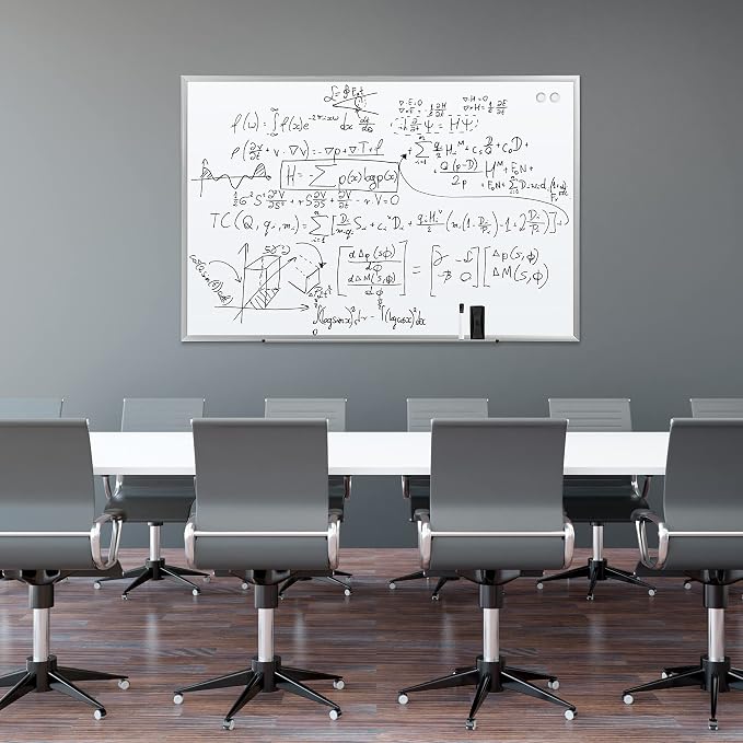 Amazon Basics Large Magnetic Dry Erase Whiteboard, Aluminum Frame, - Image 8