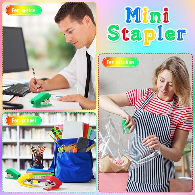 Fainne 30 Pcs Mini Stapler Bulk - Image 6