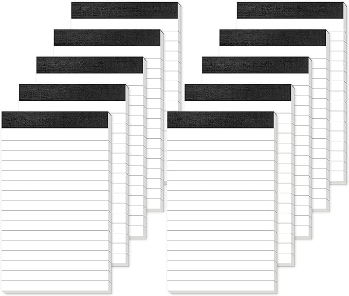 10 Pack Small Note Pads 3x5 Lined Writing Pads Mini Notepads Small Pads of by Aidunmis