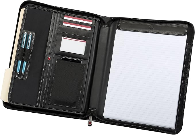 Wenger Concept Zippered Padfolio, Padded Document Organizer - Image 10