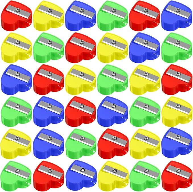 Fainne 200 Pcs Pencil Sharpeners Bulk, Mini Manual Pencil Sharpeners Handheld by Fainne