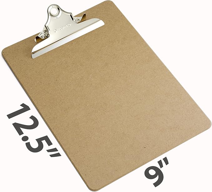 Officemate Recycled Wood Clipboards, Letter Size, Durable Hardboard Writing - Image 2