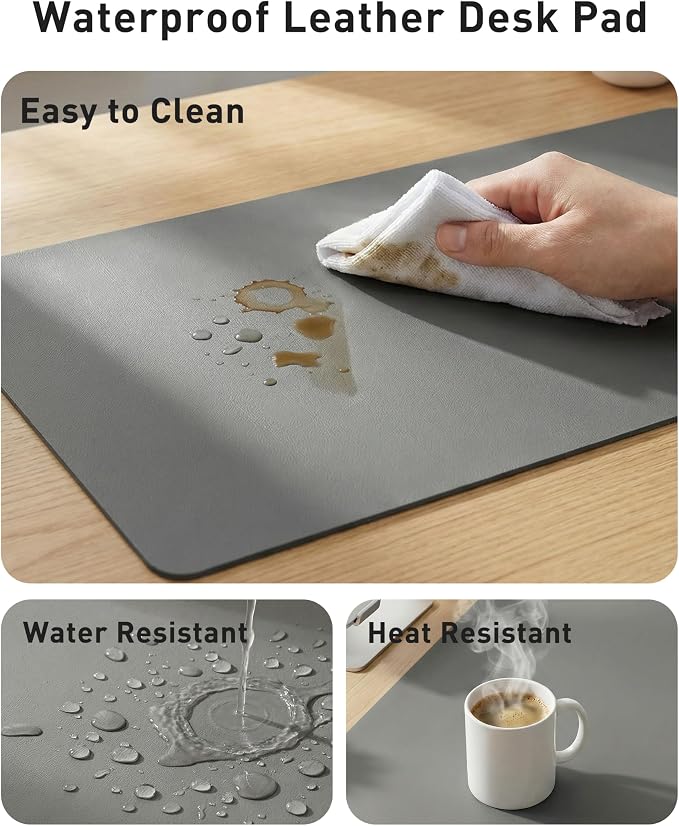 Aothia Faux Leather Desk Mat - Image 7