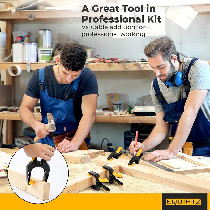 EQUIPTZ 6 inch Spring Clamps Heavy Duty - Image 6