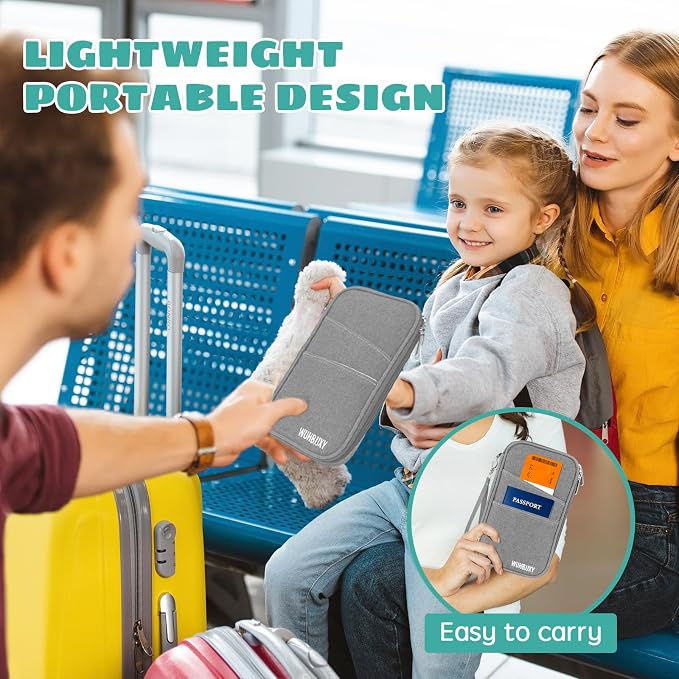 Amazing practical, Passport Holder Family, Women Rfid BlockingWallet, Travel - Image 6