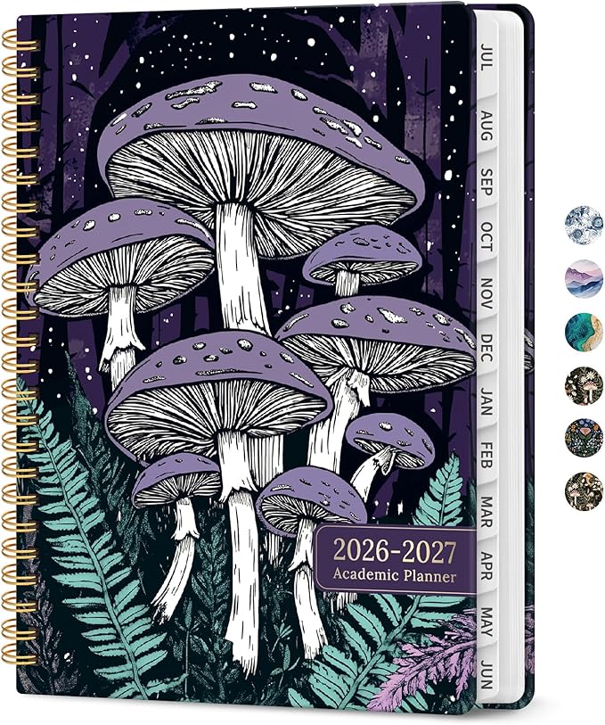 Planner 2026-2027, Academic Monthly and Weekly Calendar Planner by Taja