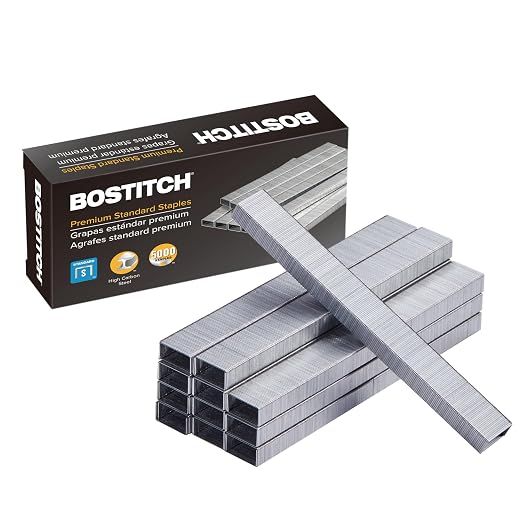 Bostitch Office Premium Standard Staples, 1/4" Standard Box by BostitchOfficeProducts