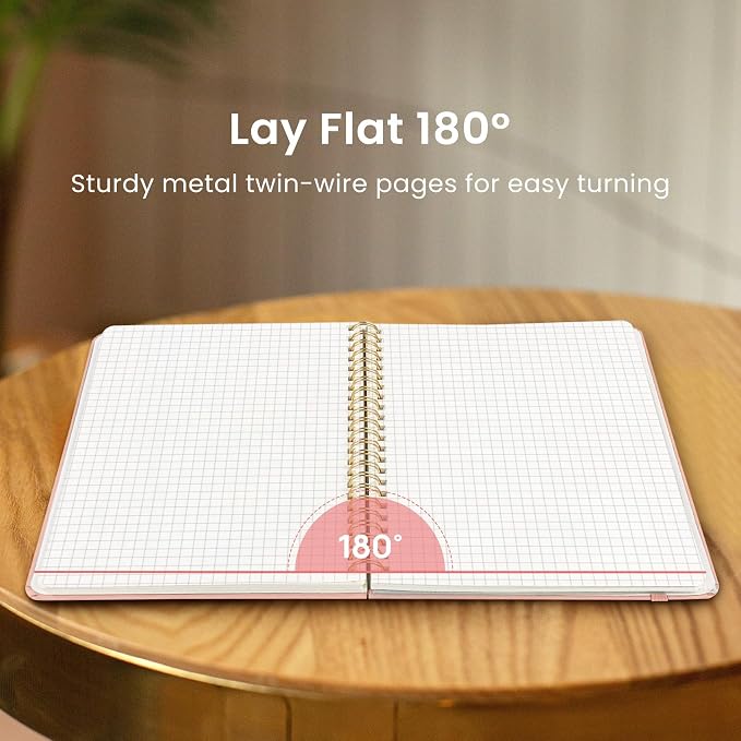 Taja Graph Spiral Journal Notebook - Image 4