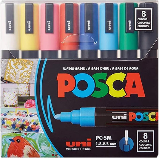Posca Paint Markers, 5M Medium Acrylic Markers by POSCA
