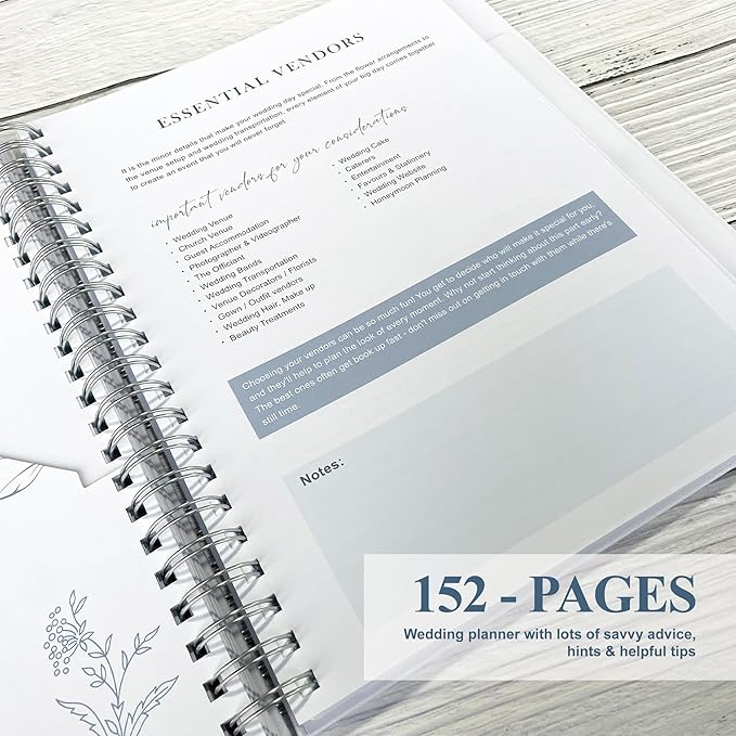 Bride Squad Wedding Planner Book and Organizer | Bridal Wedding Planner Book - Image 5