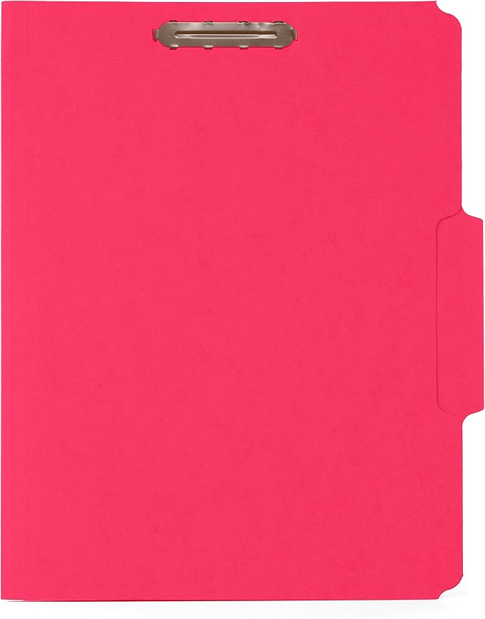 50 Red Fastener File Folders - Image 2