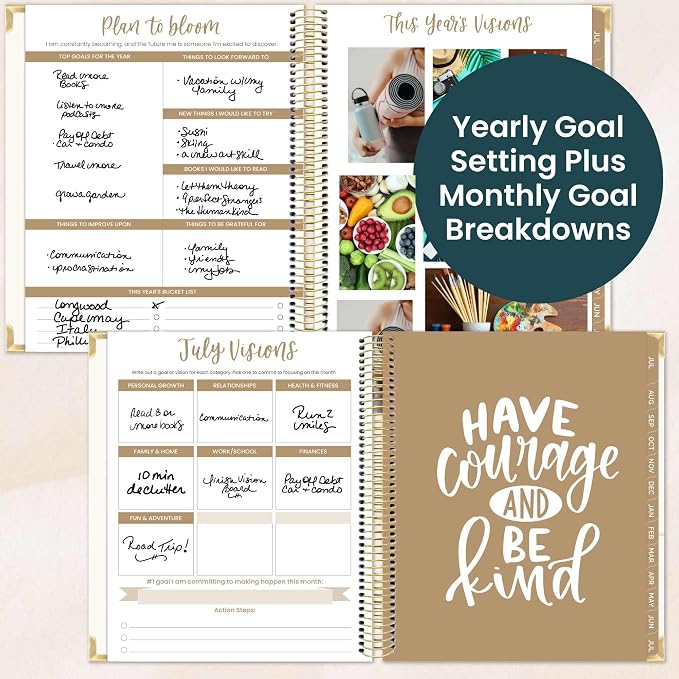 bloom daily planners 2026-2027 Hardcover Academic Year Goal & Vision Planner - Image 4