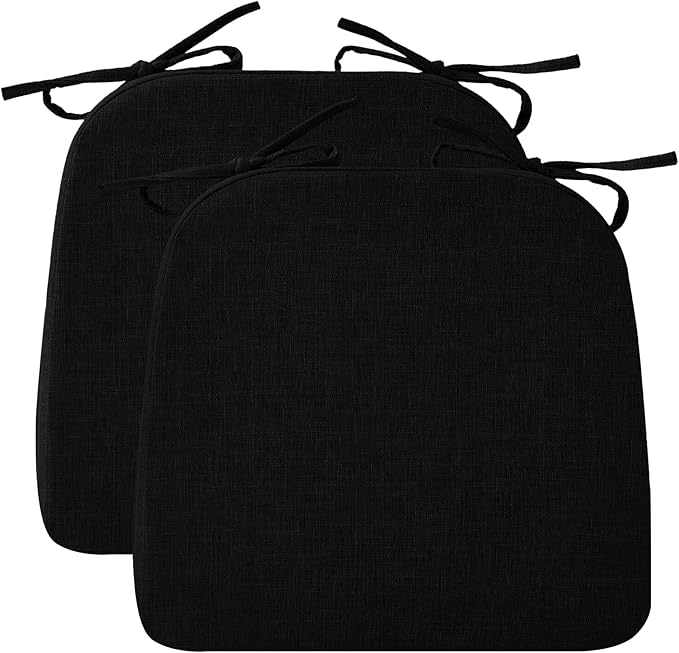 RUQMUISChair Cushions for Dining Chairs, D-Shaped Chair Pads by Ruqmuis