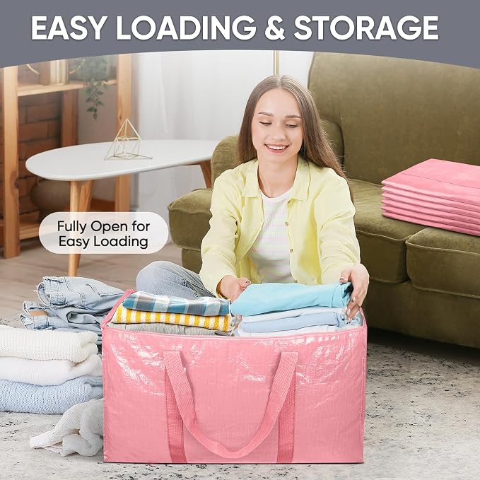 TICONN 4 Pack Extra Large Moving Bags Heavy Duty - Image 7