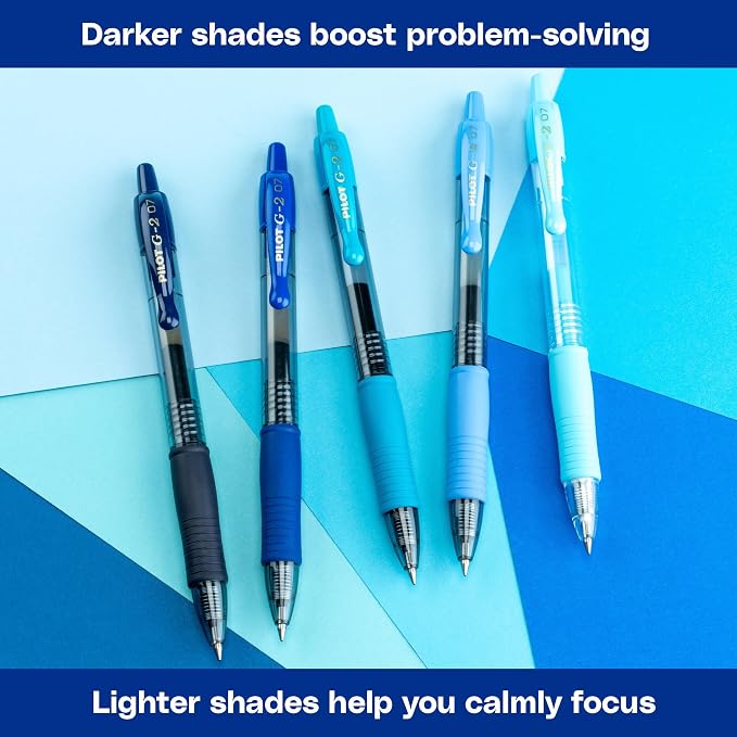 Pilot G2 Premium Gel Roller Pens, G2 Boost Blue Pens Pack, The Colors of - Image 5