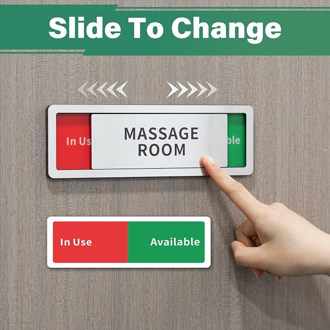 Doctor's Office Sign, Do Not Disturb- In Use/Available Slider Signs - Image 5