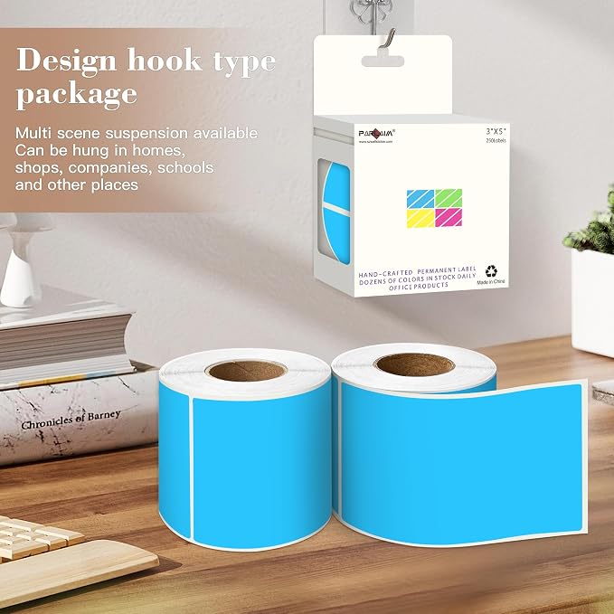 PARLAIM 3x5 inch Rectangle Color Code Stickers - Image 4