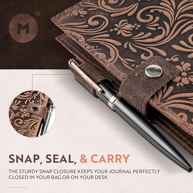 moonster Leather Journals for Women for Writing - Image 3