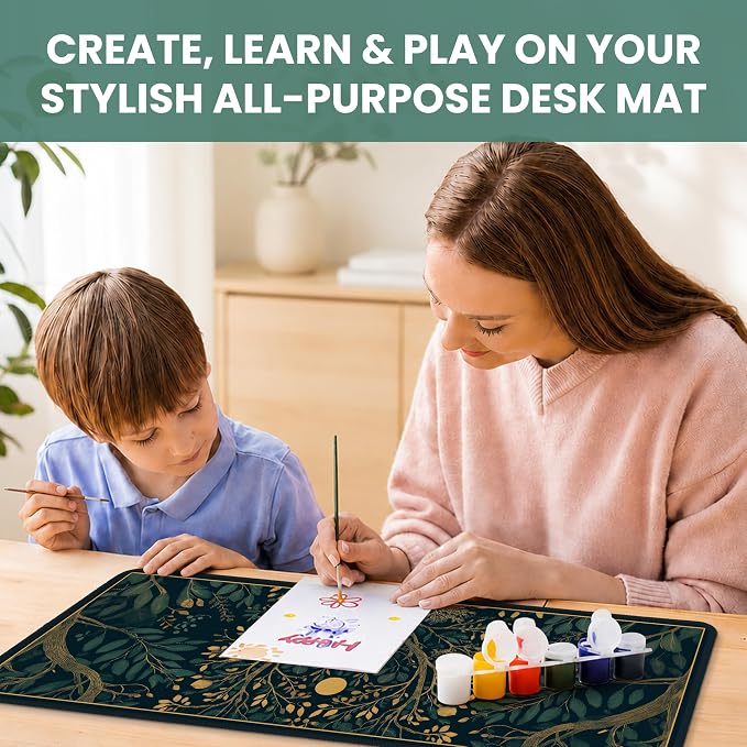 Aesthetic Desk Mat, Cute Hidden Bloom Desk Pad Protector - Image 7
