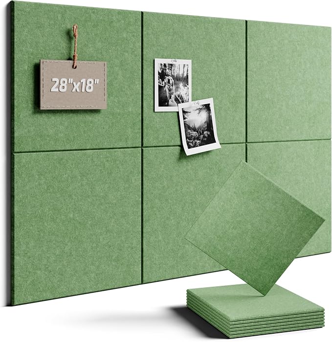 Felt Bulletin Board Tiles -28"x18" Cork Board Alternative by FLUXYNARA