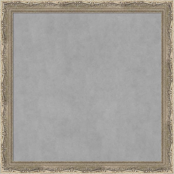 Amanti Art Silver Framed Magnetic Board 14x14 X-Small Vision Board by AmantiArt