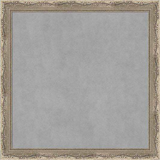 Amanti Art Silver Framed Magnetic Board 14x14 X-Small Vision Board by AmantiArt