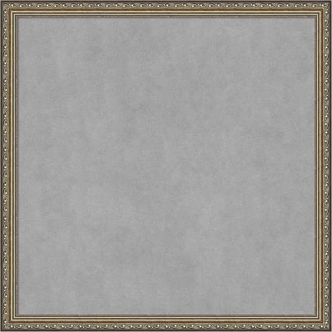Amanti Art Silver Framed Magnetic Board 26x26 Medium Vision Board by AmantiArt