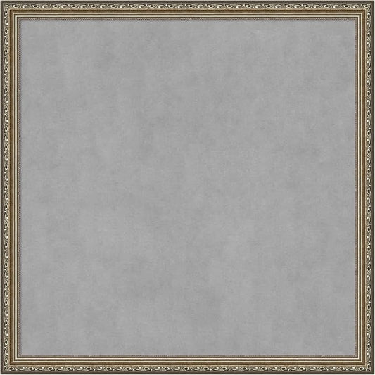 Amanti Art Silver Framed Magnetic Board 26x26 Medium Vision Board by AmantiArt