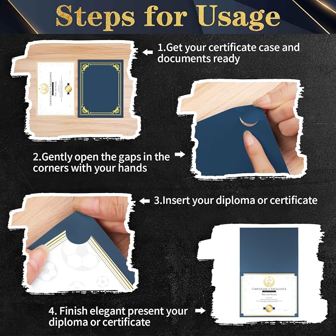 30 Packs Certificate Holders, Diploma Holders, Certificate Folders - Image 5