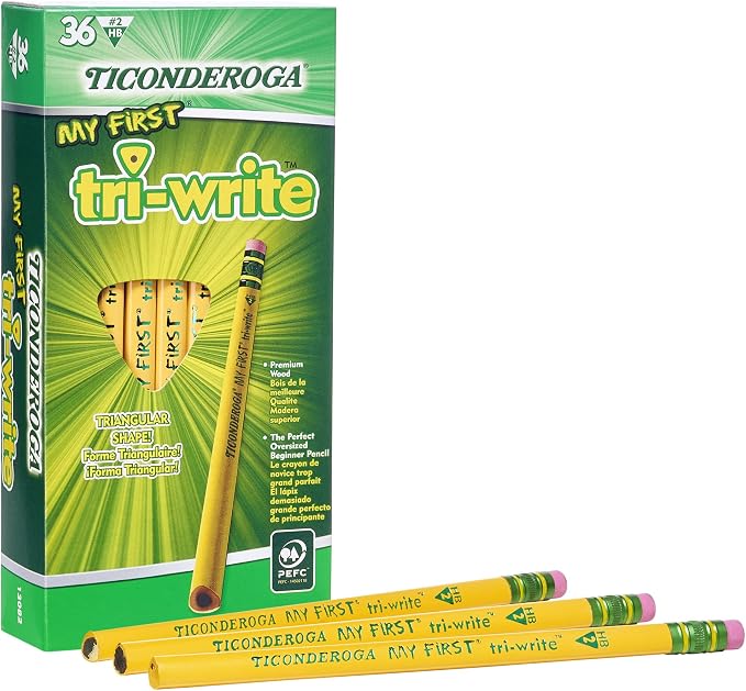 Ticonderoga My First Tri-Write Wood-Cased Pencils Wood-Cased Pencils - Image 3