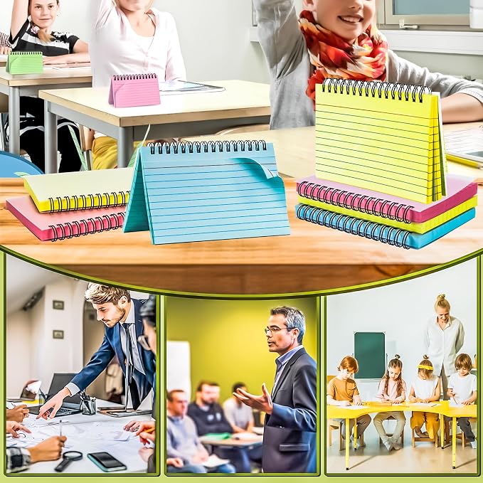 Colorful 150 Pcs Spiral Index Cards 4x6 Inch Flash Cards - Image 5